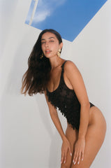 Calliope Crystal One Piece Swimsuit Black