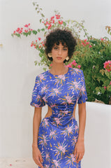 Daphne Rose Blue Party Dress