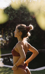 Zero Waste Mare Scrunchie Rouge