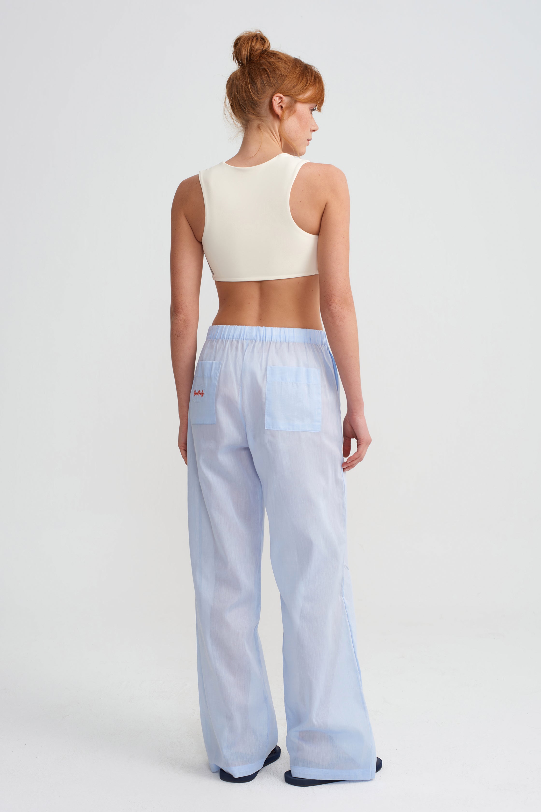 LOUNGE PANTS - SKY BLUE