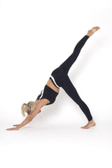 YOGAFLOW WRAP WAIST LEGGINGS DUO BLACK