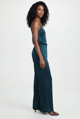 The Lady Silk Camisole Teal Eclipse