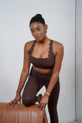 Scallop Cross Back Matching Set