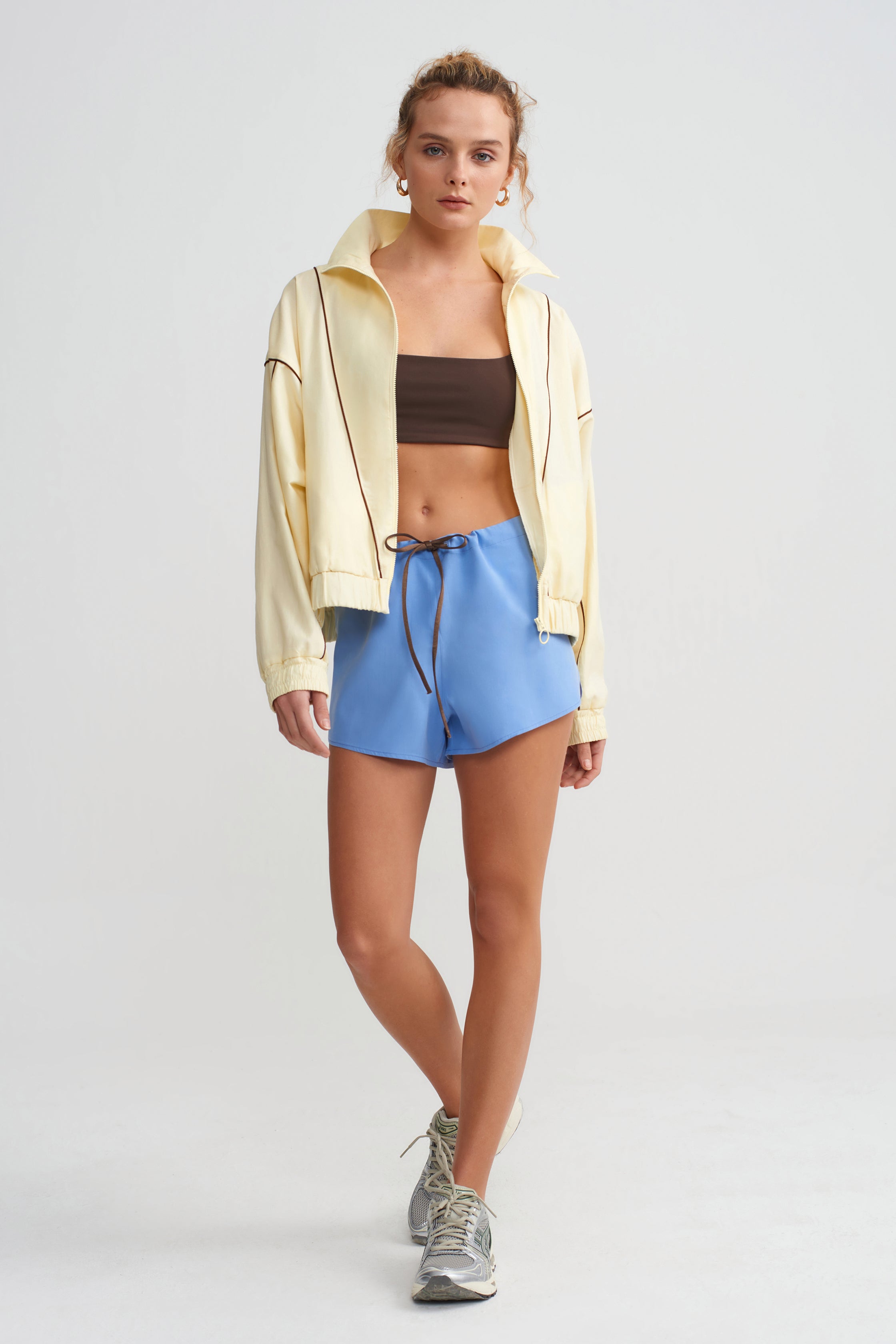 SPORTY SILK SHORTS