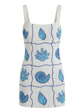 Mosaic Marine Mini Dress