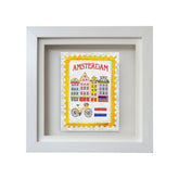 Amsterdam Stamp Artwork