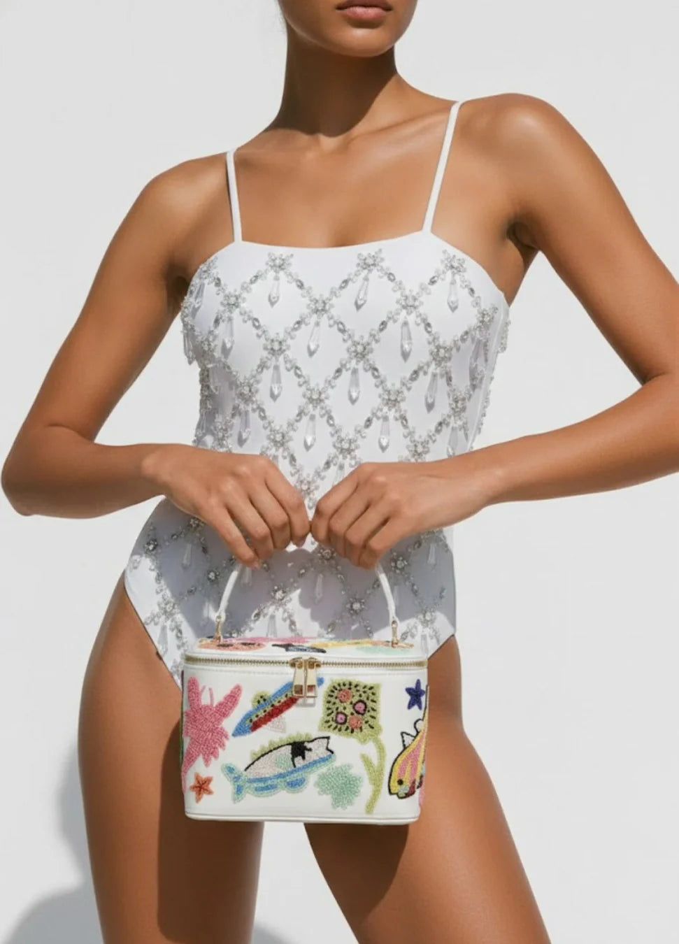 Arizona Box Bag White