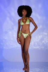 Sienna Pink Sequin Bikini Set