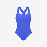 Nerida One Piece Swimsuit Scoop Neck ― Blue
