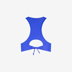 Bikini Top Racerfront Tie ― Cobalt Blue