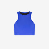 Bikini Top Racerfront Tie ― Cobalt Blue