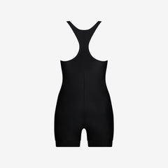 One Piece Swimsuit Boyleg Cut ― Black