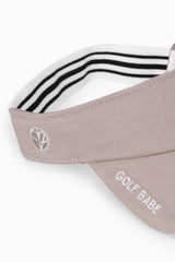 Golf Babe Visor- Taupe