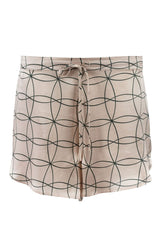 Pink Neo Geo Silk Shorts