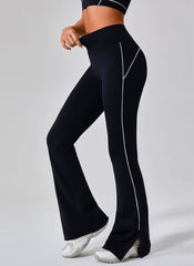 Flared Pilates Leggings and Sports Bra