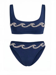 Wave Bikini Bottom Multi Color