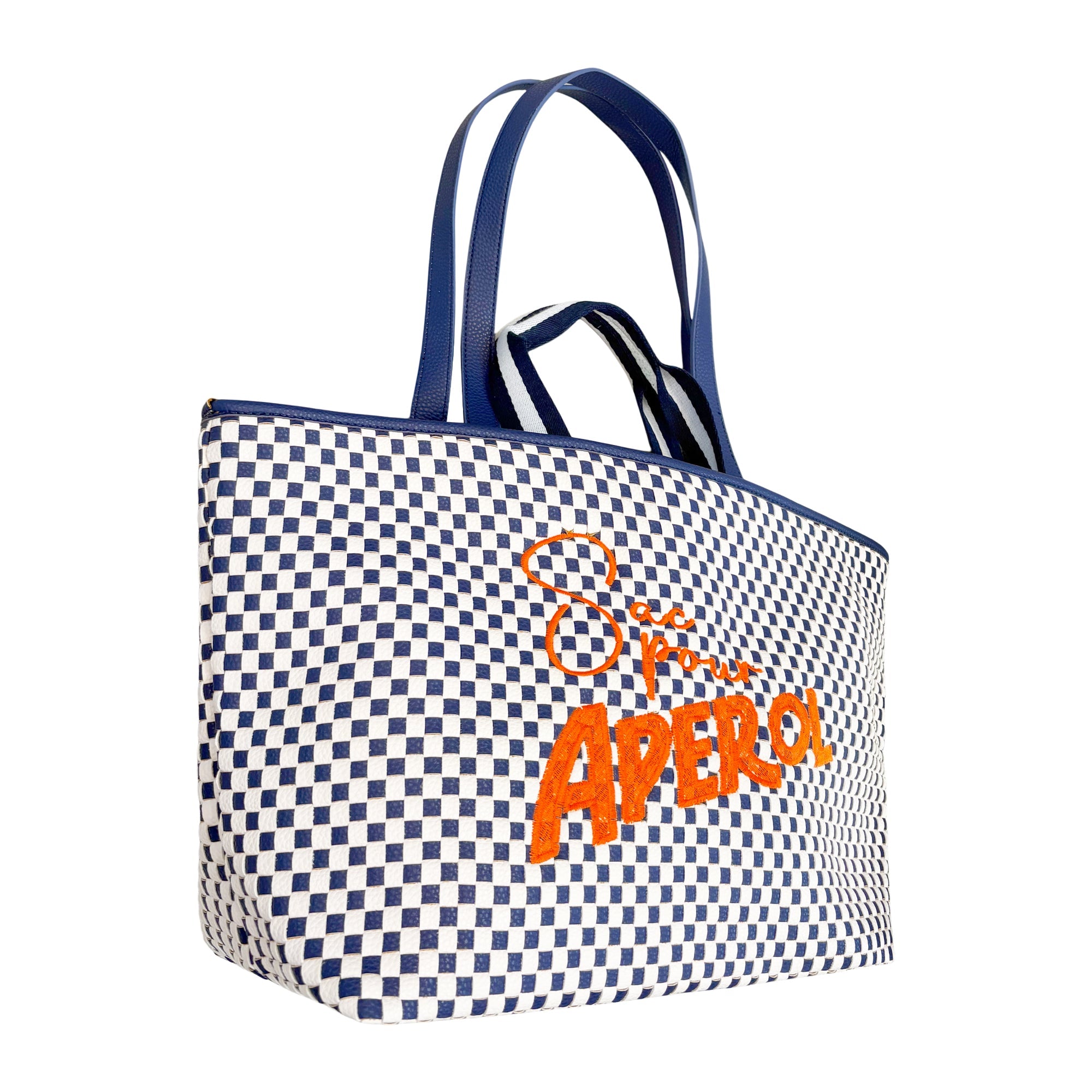 Oh La La Neon Summer Bag Pink Grey