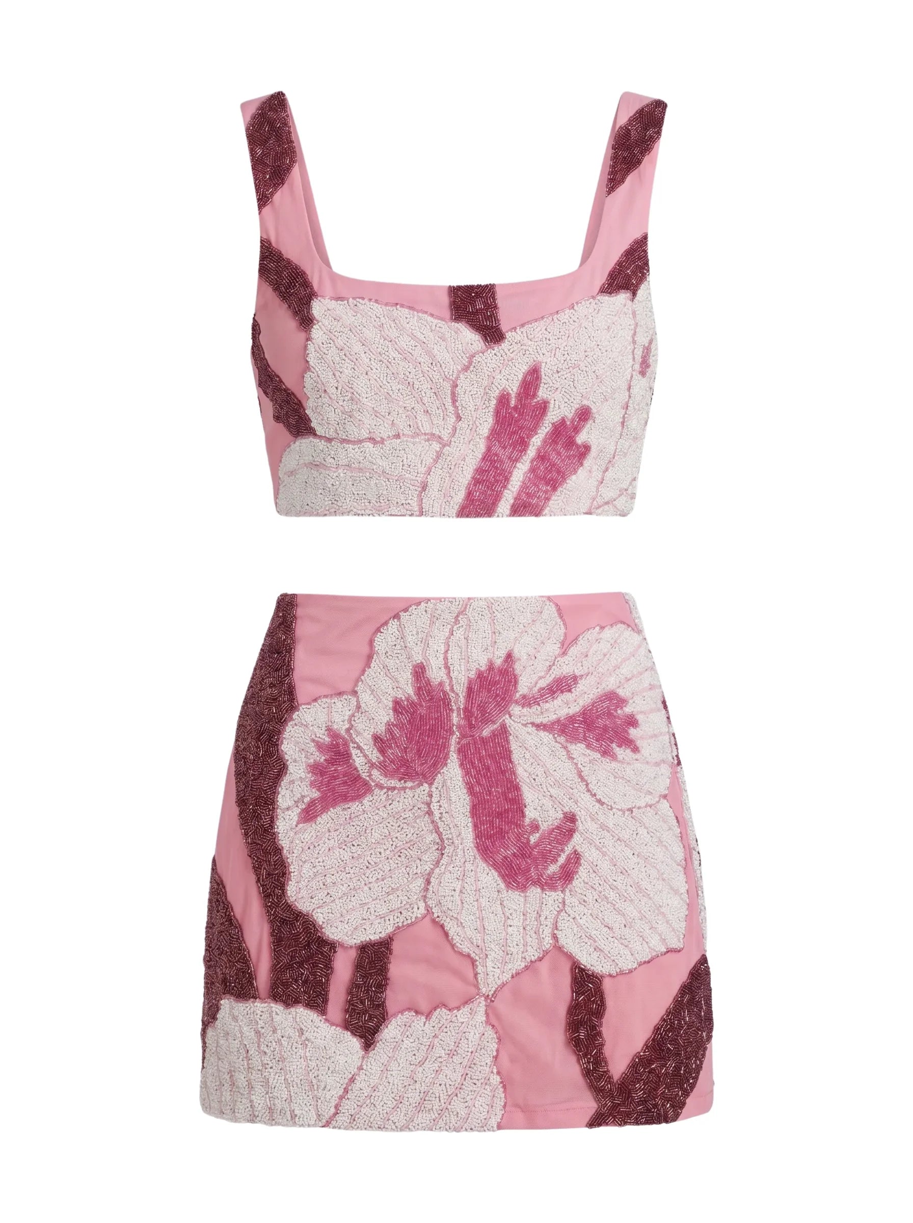 Delilah Beaded Co-Ord Top Oceanus X by Poppy
