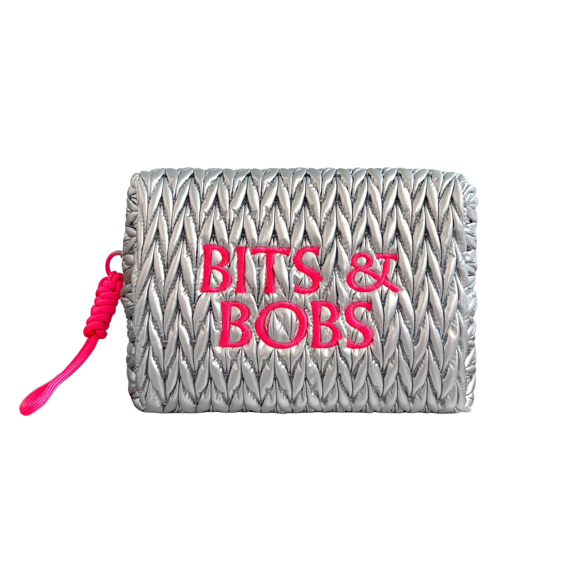 Silver Bits & Bobs Cosmetic Bag