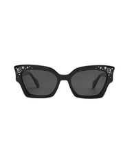 Oceanus X SOJOS Melody Sunglasses Black