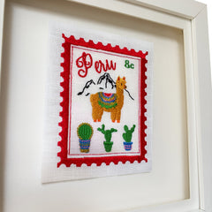 Peru Postage Stamp Artwork