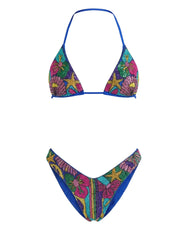 Talia Hand Embroidered Multi Colour Bikini Top