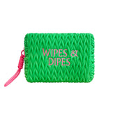 Green Wipes & Dipes Cosmetic Bag