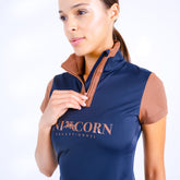 Equestrian Short Sleeve Shirt "French Blue"