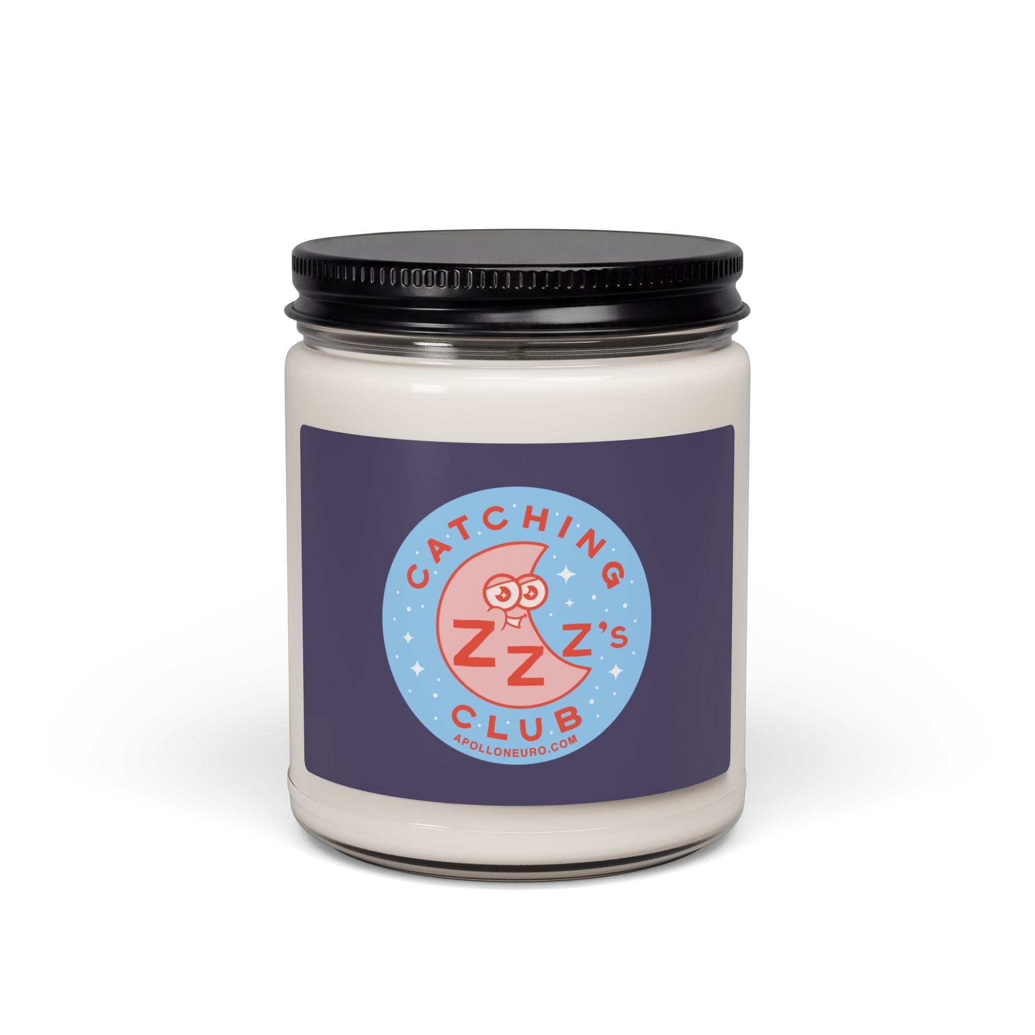 Catching Zzz's Club Unscented Soy Candle – 9oz Relaxing Sleep & Bedtime Gift