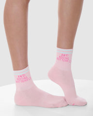 Anti Social Butterfly Cotton Sock
