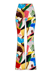 TUTTI FRUTI FLARED PANTS - BAMBOO