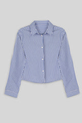 MINI SHIRT- POPLIN CROPPED SHIRT