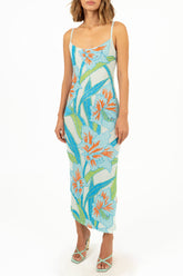 Delilah Mini Dress Oceanus X by Poppy