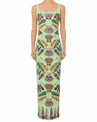 Dreamshell Maxi Dress - Green Mint