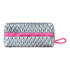 Silver Bonjour MF Cosmetic Bag