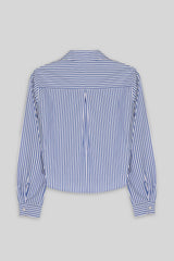 MINI SHIRT- POPLIN CROPPED SHIRT
