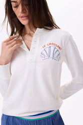 HENLEY T-SHIRT - KRUVASAN (CROISSANT)