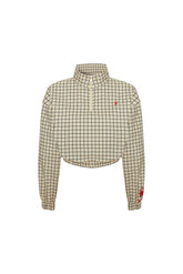 Parachute Crop Sweat - Chino Green