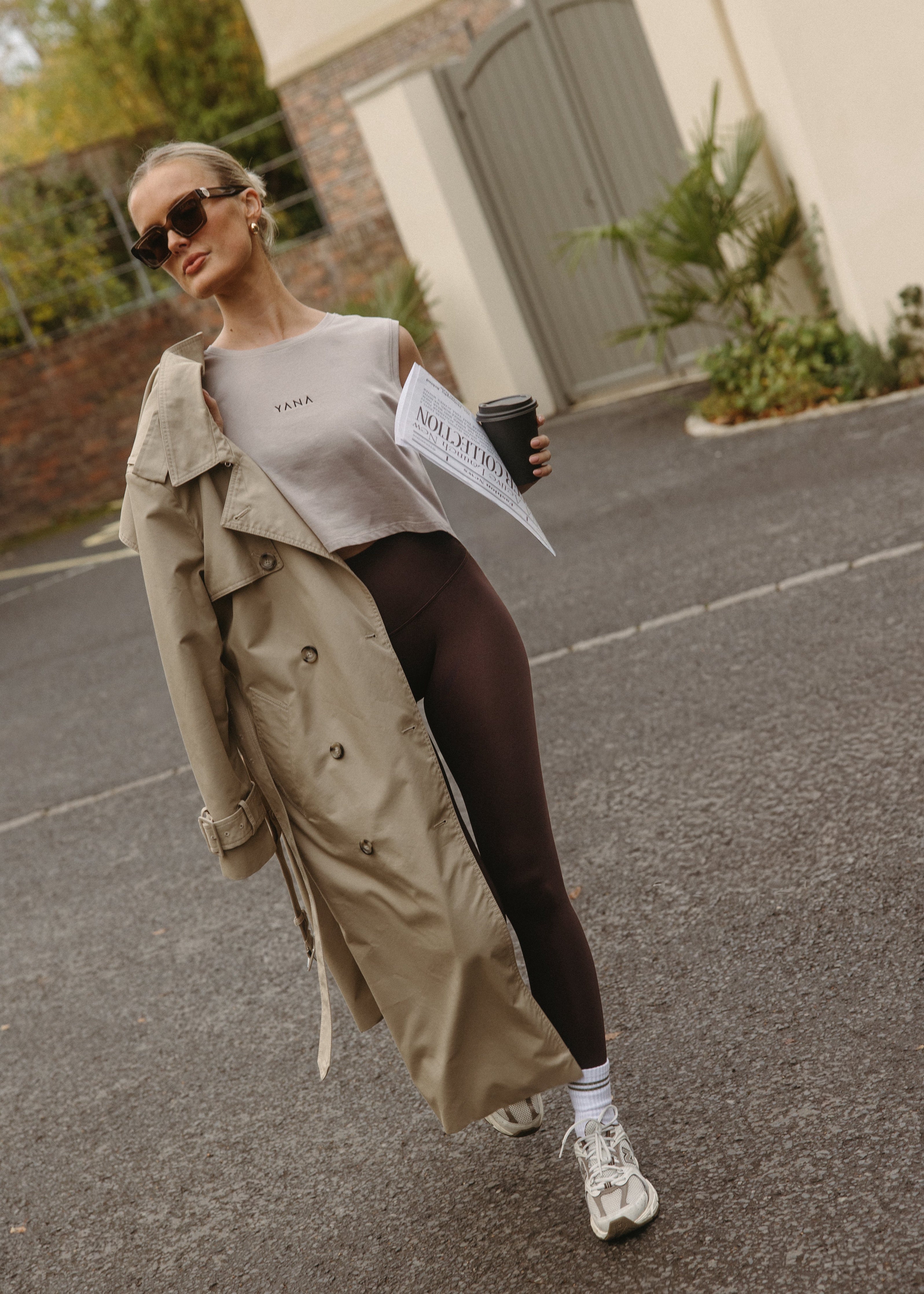 Truffle Cropped Vest