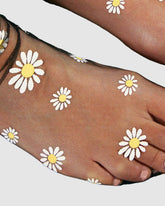 Daisy Tulle Socks - Black