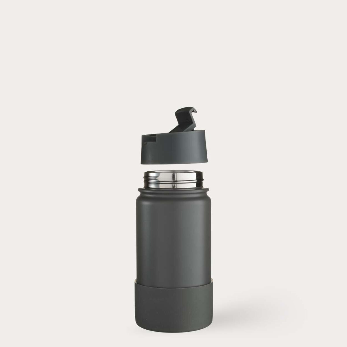 400ml Stainless Steel Thermal Mug With 2 Leakproof Caps | Expresso Grey | BOTL