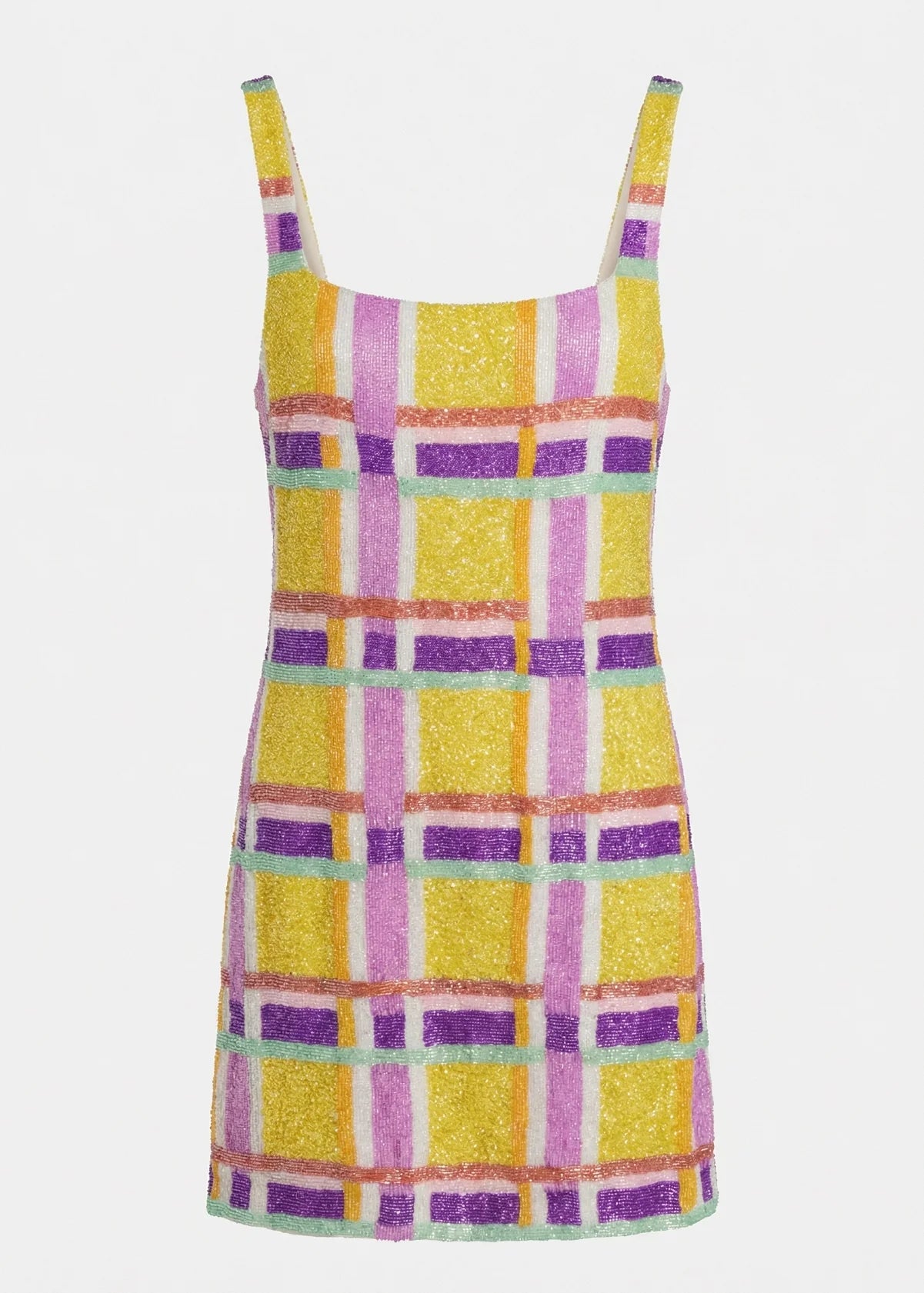 Candy-Stripe Mini Dress