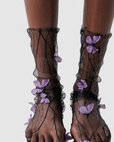 Papillon Tulle Sock