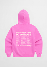 WAYS to BE KIND to ANIMALS HOODIE