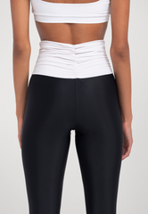 High-Waist Sculpt Leggins Black&White