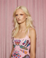 Marine Mosaic Maxi Dress