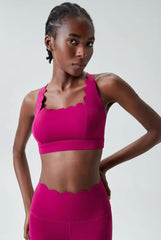 Scallop Cross Back Matching Set