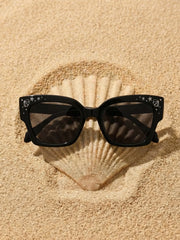 Oceanus X SOJOS Glowheart Sunglasses Black