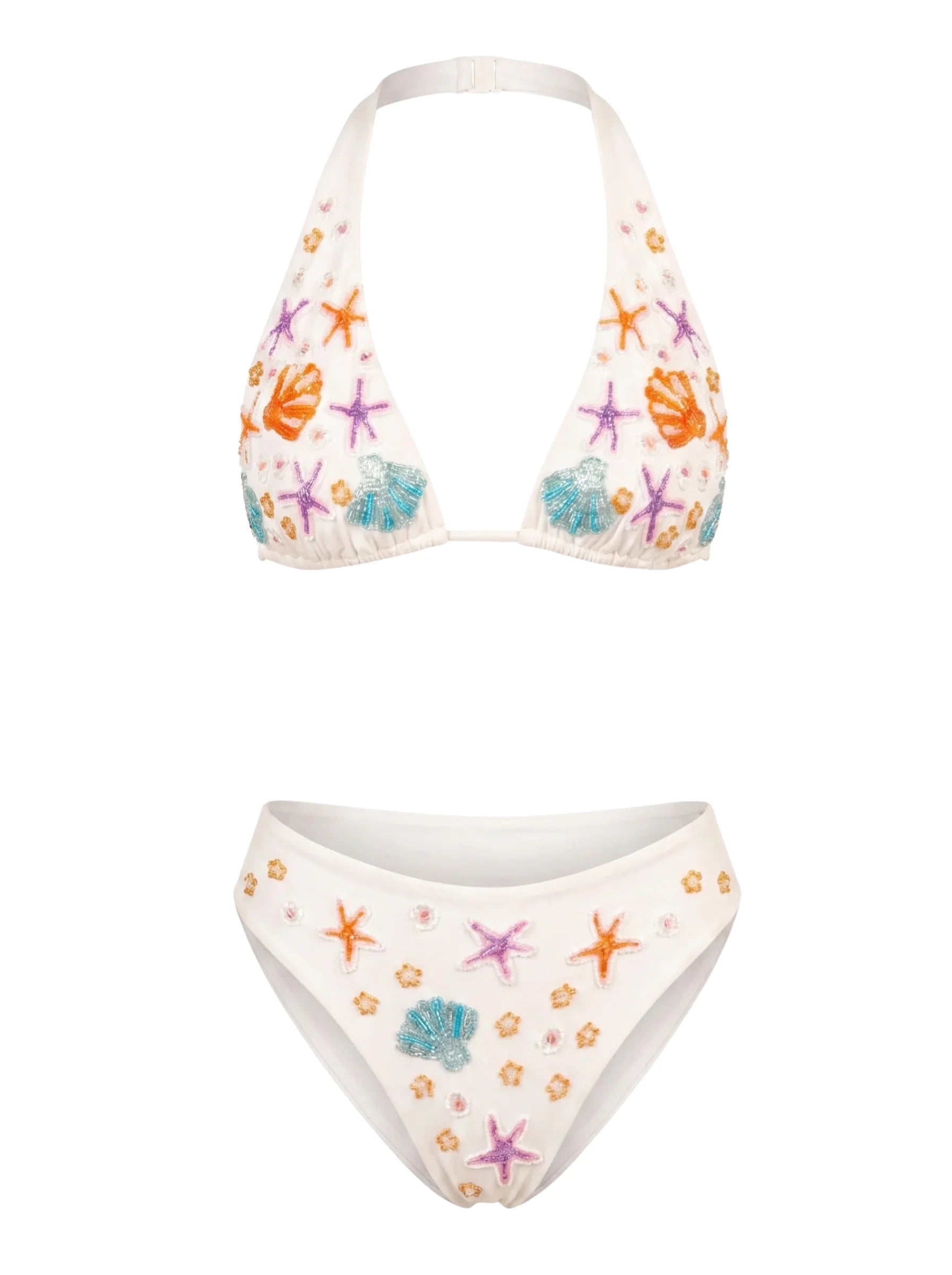 Scarlett Hand Embroidered Luxe Bikini Top