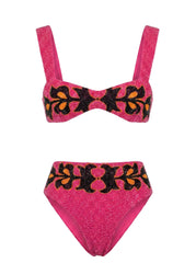 Oceanus X Bárbara Hulanicki Aria Pink Bikini Top